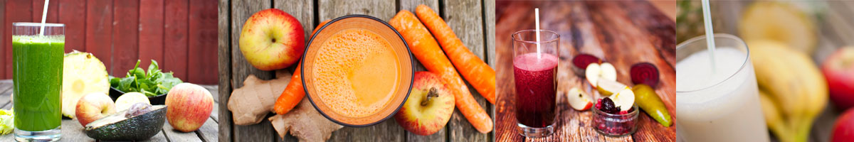 Jus de fruits, de légumes et d'herbes